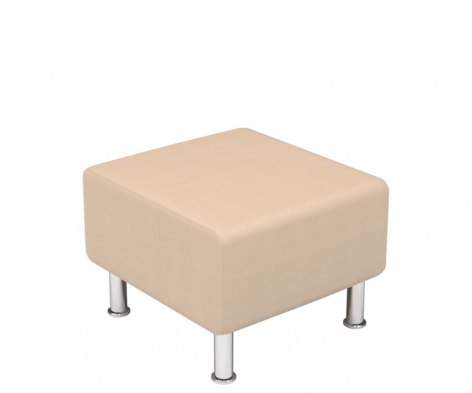 Диван офісний - пуф (шкірозамінник) АНШАР ГРУП (59709), 650х650х450 мм.